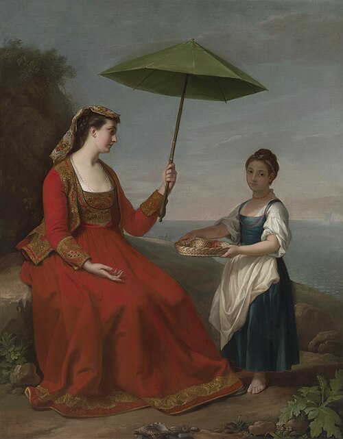 A Whole Length of a Lady of Neturrio, a Sea-port in the Pope's Territorie, , George James