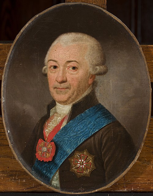 Portrait of Prince Michał Radziwiłł, 1794, Franz Niedermann