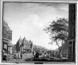 market square of Amsterdam, 1787, Isaak Ouwater