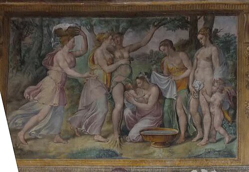 Birth of Adonis, 1557, Girolamo Siciolante da Sermone