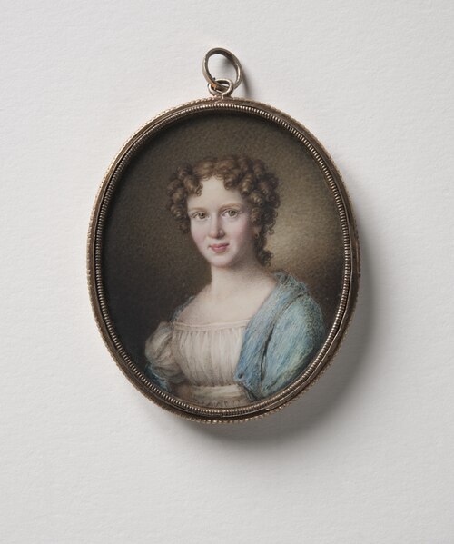 Johanne Marie Stolpe, m. Ehrenreich, Clergyman´s wife, 1833, Frederik Christian Camradt