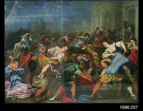 Rape of the Sabine Women, 1622, Friedrich Christoph Steinhammer