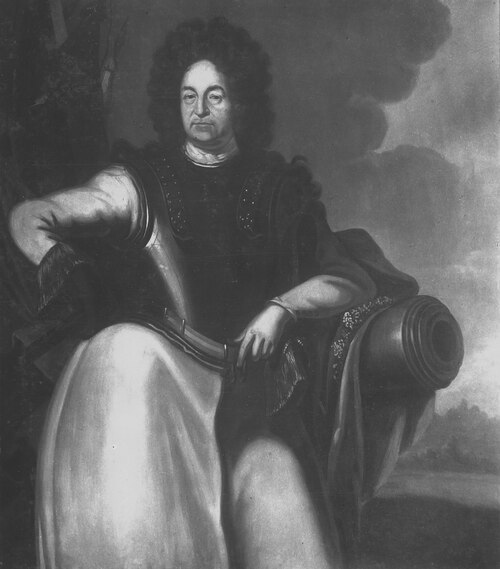 Reinhold Rehbinder (ca 1643-1709), baron, general lieutenant, governor, 1888, H. Holm