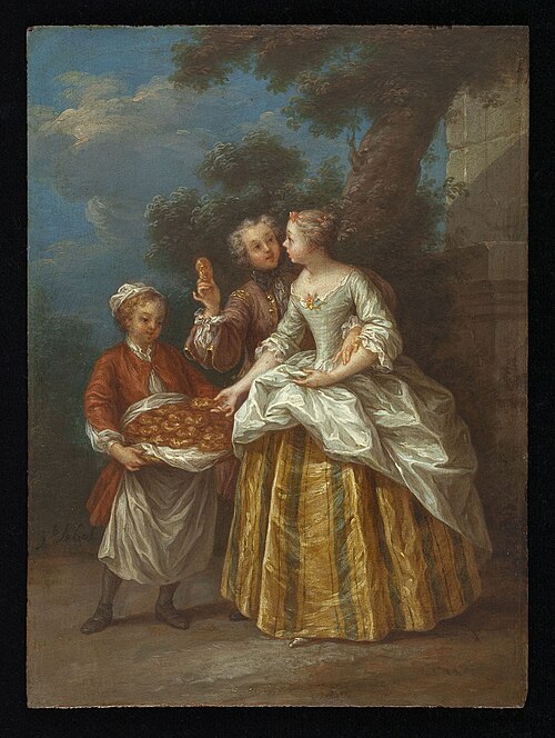 Le marchand d'échaudés, 1745, Jean-Baptiste Lebel