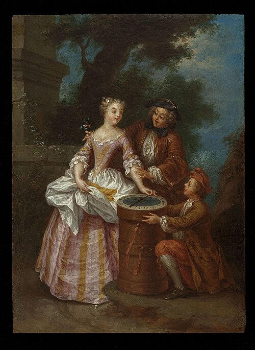 La loterie, 1745, Jean-Baptiste Lebel
