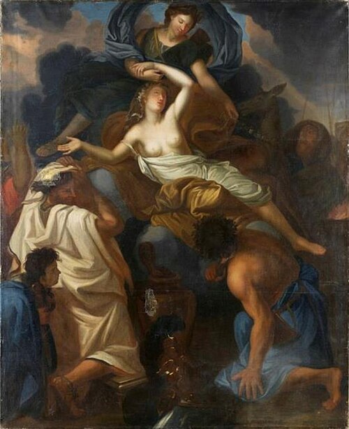 The sacrifice of Iphigenia, 1740, Magnus de Quiter