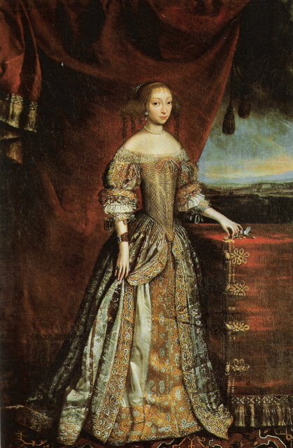Portrait of Charlotte Amalie von Hessen-Kassel, 1667, Salomon Duarte