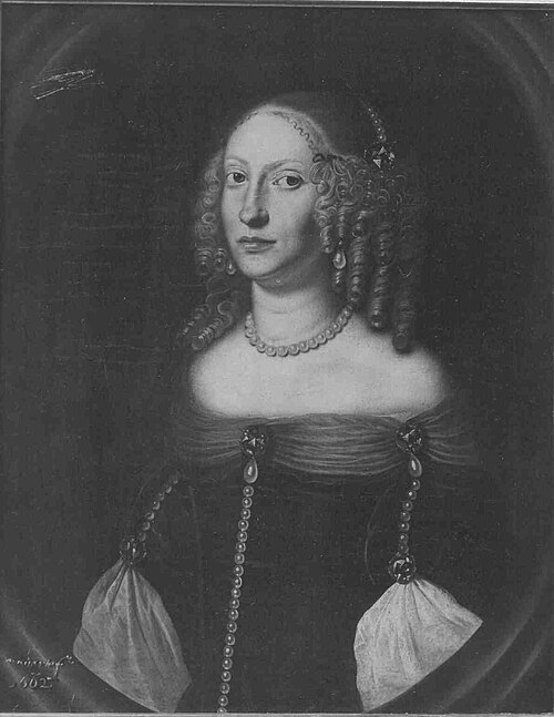 portrait of Sophia Eleonore von Hessen-Darmstadt, 1662, Salomon Duarte