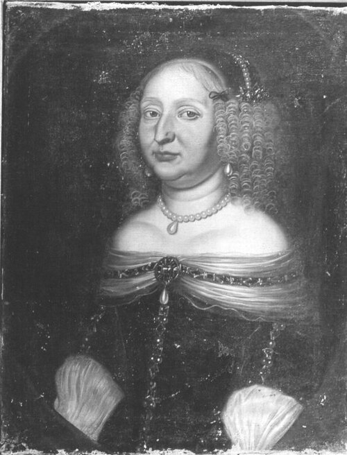 Bildnis der Sophie Eleonore von Sachsen, Landgräfin von Hessen-Darmstadt, Gemahlin des Landgrafen Ge, 1700, Salomon Duarte