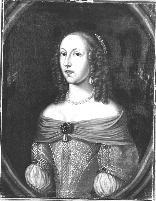 Bildnis der Landgräfin Magdalena Sibylla von Hessen-Darmstadt, Tochter des Landgrafen Georg II. (163, 1644, Salomon Duarte