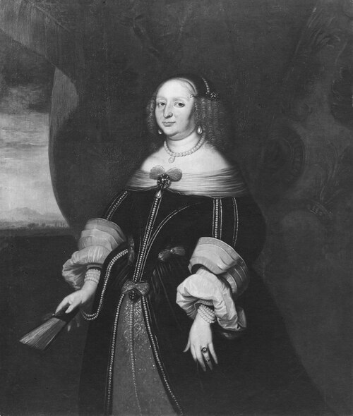 Sofia Eleonora, 1609-1671, prinsessa av Sachsen lantgrevinna av Hessen-Darmstadt, 1666, Salomon Duarte