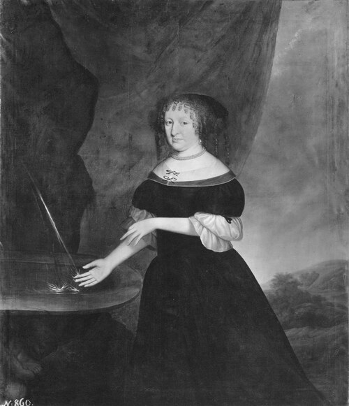 Sofia Augusta, 1630-1680, prinsessa av Holstein-Gottorp hertiginna av Anhalt-Zerbst, 1667, Salomon Duarte