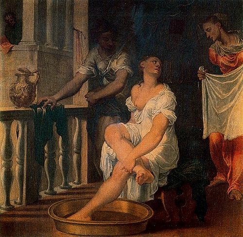 Bethsabée au bain, 1552, Domenico Riccio