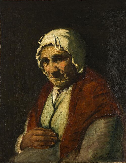 Oude Joodse Vrouw, 1880, Meyer de Haan