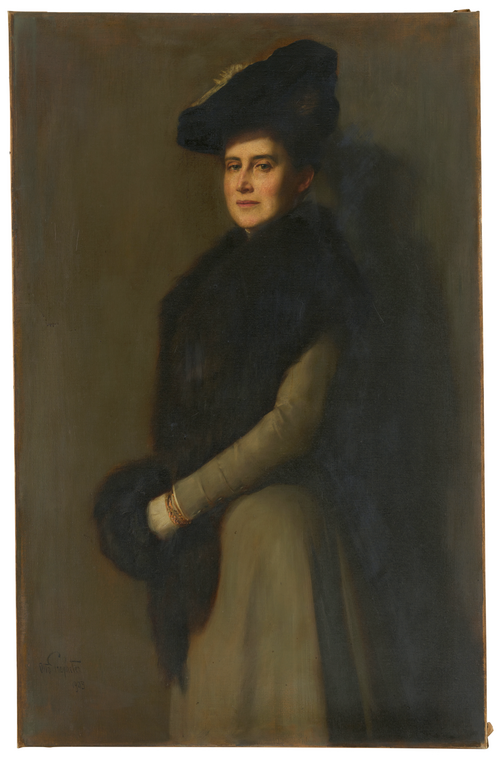 Bildnis I. K. H. der Erbgroßherzogin Hilda von Baden, 1903, Otto Propheter