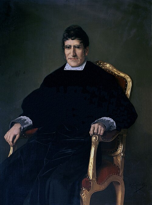 Porträt des José María Calatrava y Martínez (1781-1846), 1872, Antonio Gisbert