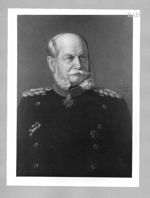 Portr. of emperor Wilh. I., 1899, Laurenz Schäfer