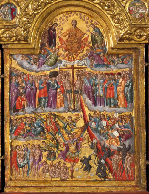 The Last Judgment Triptych (Klontzas), 1600, Geórgios Klóntzas