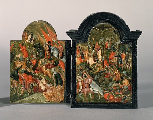 Scenes of Christ's Passion Triptych, 1600, Geórgios Klóntzas