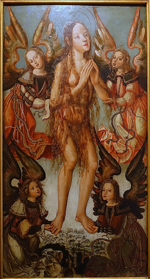 Assumption of Mary Magdalene by Manuel Vicente, 1500, Manuel Vicente