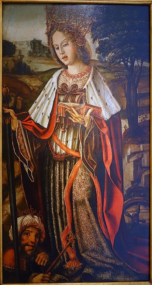 Santa Catarina de Alexandria, 1500, Manuel Vicente