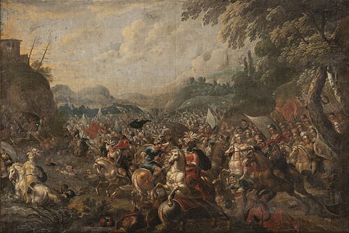 Battle with the Amalekites, 1650, Pauwel Casteels