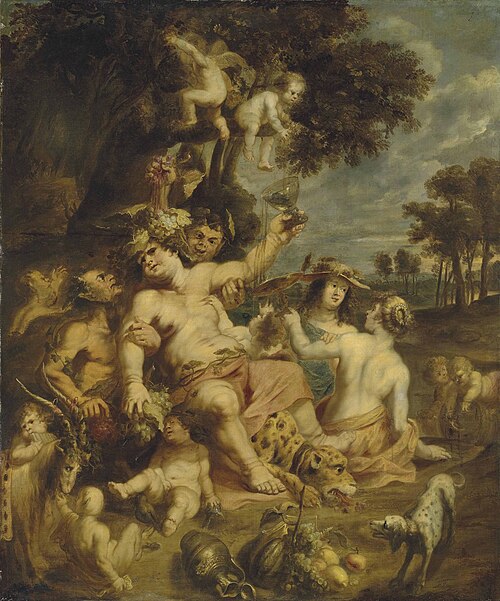 The Triumph of Bacchus, 1650, Pauwel Casteels