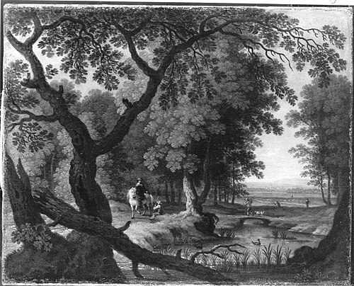 Flusslandschaft, 1746, Friedrich Wilhelm Hirt