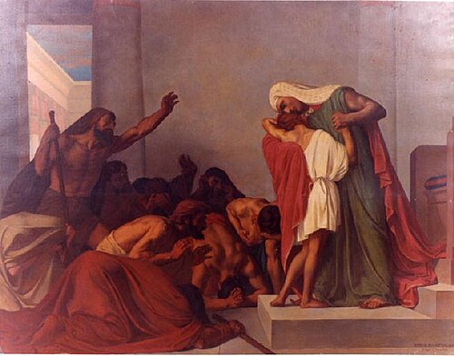 Joseph reconnu par ses frères, 1863, Urbain Bourgeois