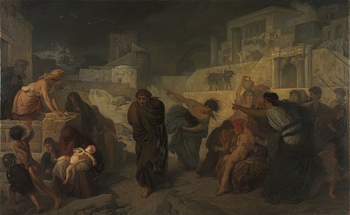 Jerusalem nach Christi Tod, 1866, Ludwig Mayer
