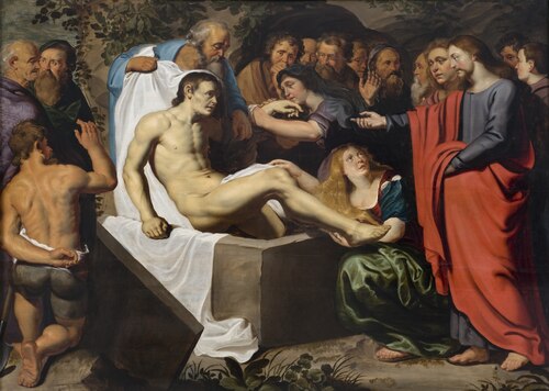 The raising of Lazarus, 1618, Arnout Vinckenborch
