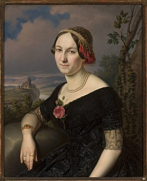 Portrait of a lady, 1830, Antoni Murzynowski