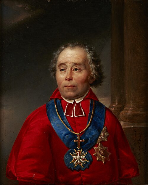Portrait of Jan Paweł Woronicz, 1828, Jan Nepomucen Bizański