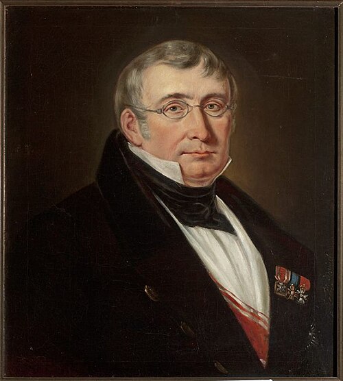 Portrait of count Józef Wawrzyniec Krasiński, 1852, Antoni Ziemięcki