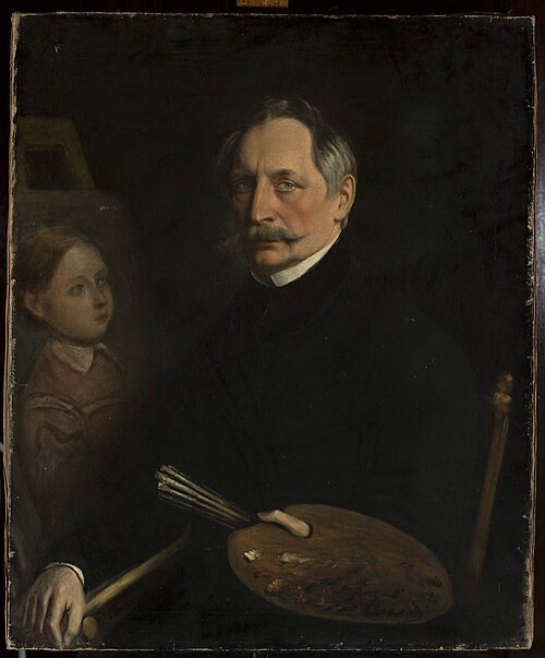 Autoportrait, 1860, Antoni Ziemięcki