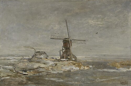 The thaw, 1880, Paul Joseph Constantin Gabriël