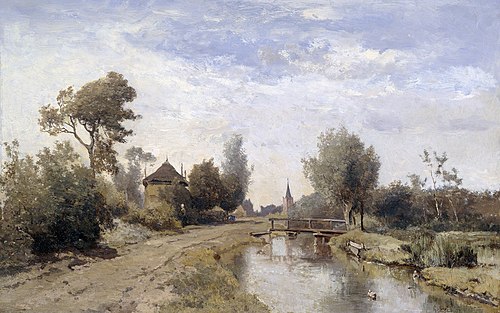 Paysage à Kortenhoef, 1877, Paul Joseph Constantin Gabriël