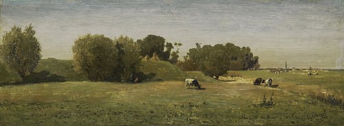Landscape near Abcoude, 1865, Paul Joseph Constantin Gabriël