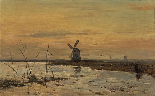 Polder in Vreeland, 1890, Paul Joseph Constantin Gabriël