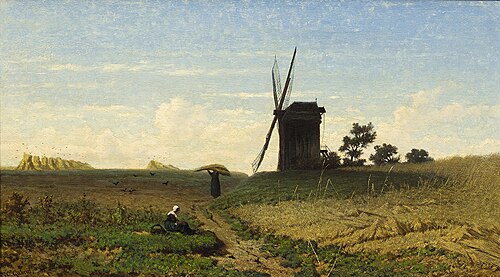 Landschap met molen, 1861, Paul Joseph Constantin Gabriël