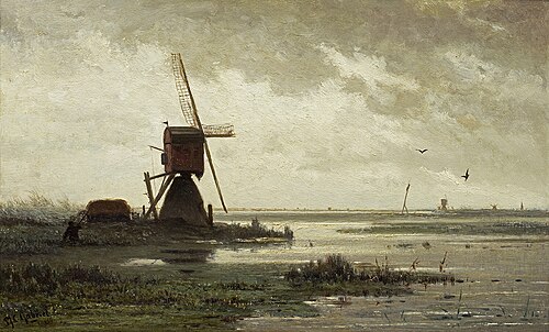 Polderlandschap, 1866, Paul Joseph Constantin Gabriël