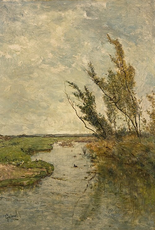 Polderlandschap, 1873, Paul Joseph Constantin Gabriël