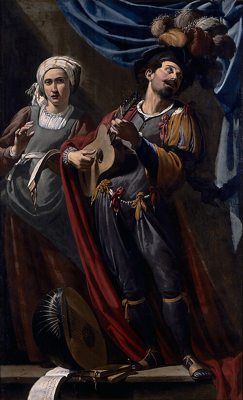 The two musicians, , Theodore Rombouts
