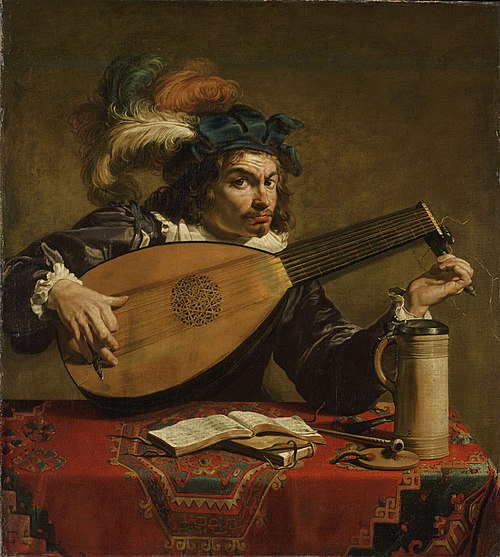 Lute Player, 1620, Theodoor Rombouts