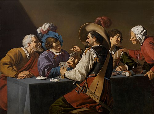 Card Players, 1650, Theodoor Rombouts