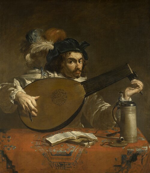 The Lute-Player, 1700, Theodoor Rombouts