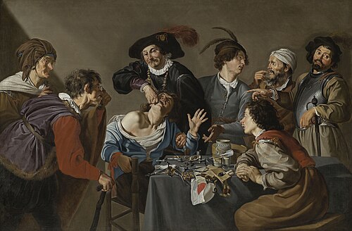The Tooth Puller, 1628, Theodoor Rombouts