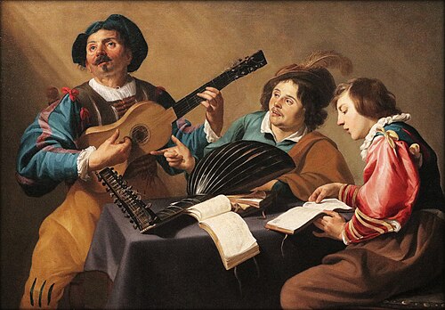 Musical company, 1617, Theodoor Rombouts