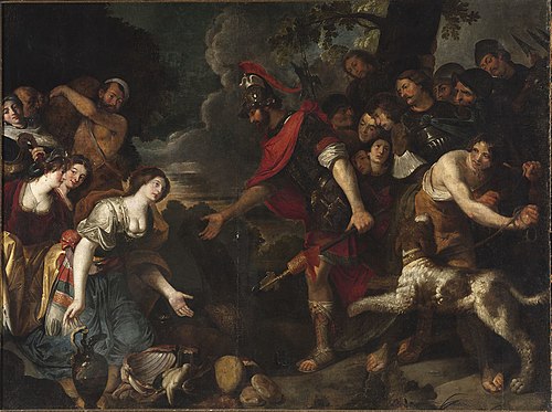 The Meeting of David and Abigail, , Theodoor Rombouts