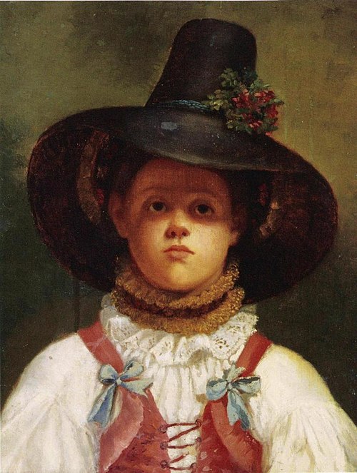 A Tyrolean Girl, 1860, Zélé Agricola